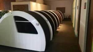 Does Miami Airport have sleeping pods?
